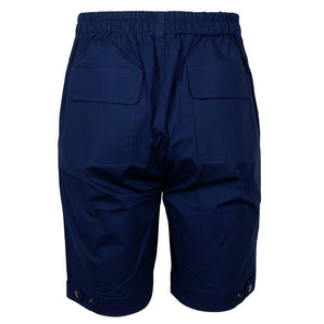 Pantalón corto de algodón azul Alpha Studio