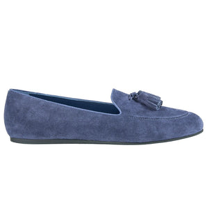 Charles Philip Blue Calfskin Loafer