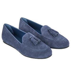 Charles Philip Blue Calfskin Loafer