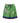 Gucci green floral printed silk shorts