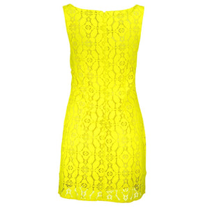 Vestido sin mangas de poliéster amarillo para mujer de Desigual