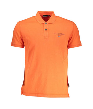 Napapijri Red Cotton Men Polo Shirt