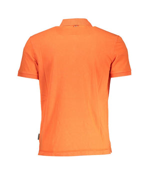 Napapijri Red Cotton Men Polo Shirt