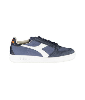Diadora Chic Blue Contrast Lace-Up Sneakers