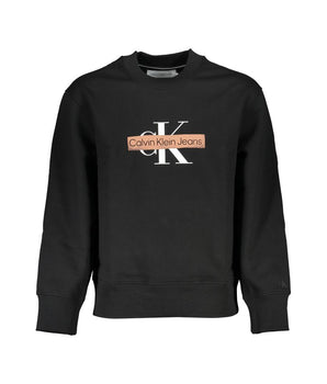 Calvin Klein Black Cotton Men Sweater