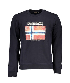 Napapijri Blue Cotton Men's Sweater