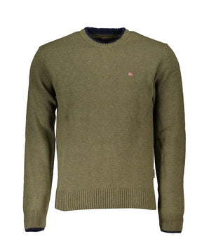 Napapijri Green Fabric Men Sweater