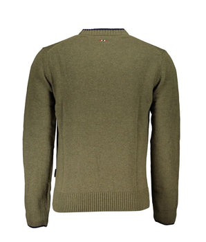 Napapijri Green Fabric Men Sweater
