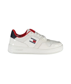 Tommy Hilfiger White Leather Women Sneaker