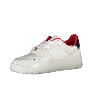 Tommy Hilfiger White Leather Women Sneaker