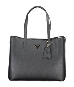 Guess Jeans Black Polyethylene Handbag