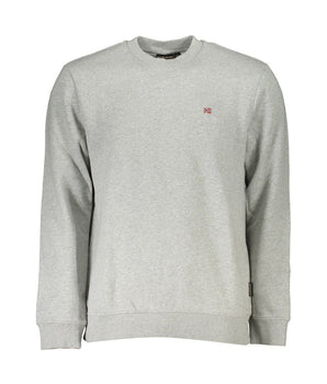 Napapijri Gray Cotton Men Sweater