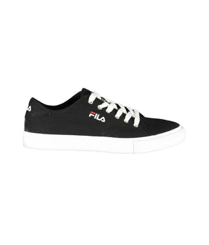 Fila Sleek Black Laced Sports Sneakers