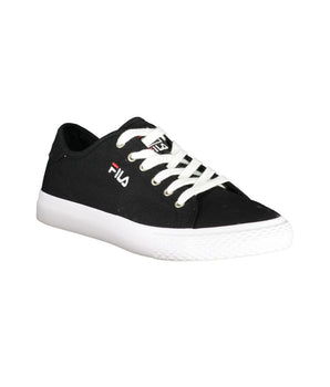 Fila Sleek Black Laced Sports Sneakers