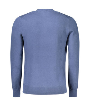 North Sails Blue Cotton Men Sweater