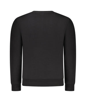 Rifle Black Cotton Men's Crewneck Sweater