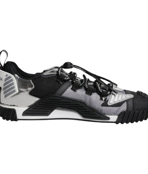Dolce &amp; Gabbana Multicolor Lace Up Low Top NS1 Sneakers Shoes