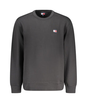 Tommy Hilfiger Black Cotton Men Sweater