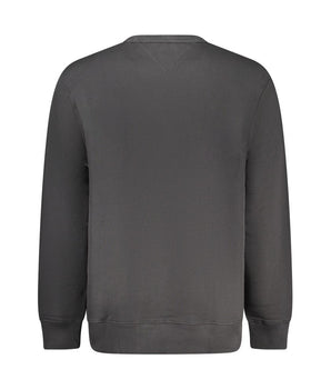Tommy Hilfiger Black Cotton Men Sweater