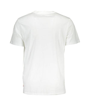 Levi's White Cotton Men T-Shirt