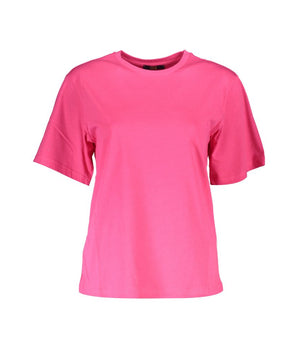 Cavalli Class Pink Cotton Women T-Shirt