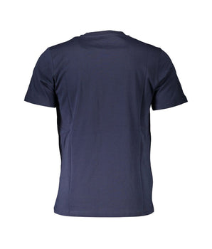 North Sails Blue Cotton Men T-Shirt