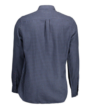 U.S. POLO ASSN. Blue Cotton Men Shirt