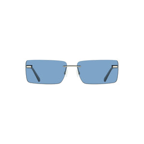 Calvin Klein Blue Metal Women Sunglass