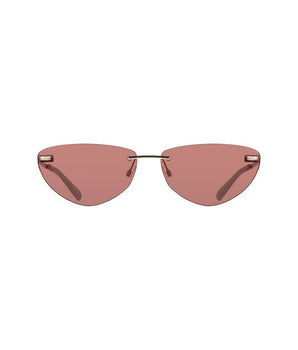 Calvin Klein Pink Metal Women Sunglass