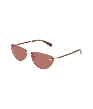 Calvin Klein Pink Metal Women Sunglass