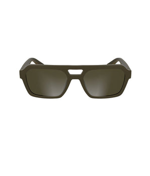 Calvin Klein Brown Bio-Based Fabric Men Sunglasses