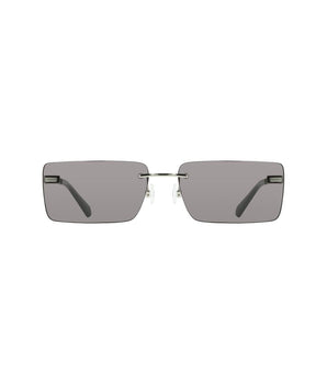 Calvin Klein Black Metal Women Sunglass
