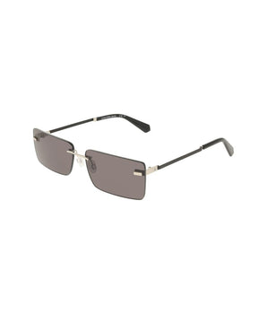 Calvin Klein Black Metal Women Sunglass