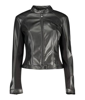 Guess Jeans Black Polyethylene Jackets & Coat