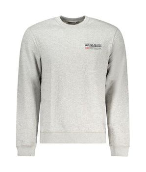 Napapijri Gray Cotton Men Sweater