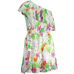 Vestido Desigual Mujer Viscosa Blanco