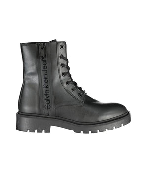 Calvin Klein Black Polyester Women Boot