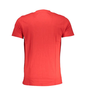Cavalli Class Red Cotton T-Shirt