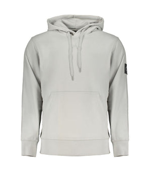 Calvin Klein Gray Cotton Men Sweater