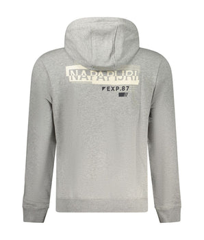 Napapijri Gray Cotton Sweatshirt