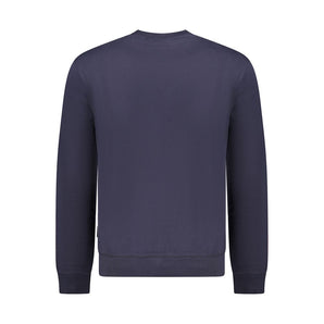 Napapijri Blue Cotton Men Sweater