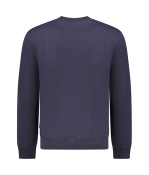 Napapijri Blue Cotton Men Sweater