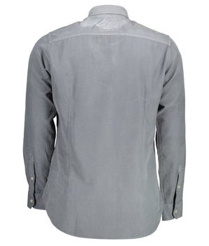 U.S. POLO ASSN. Blue Cotton Men Shirt