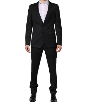 Dolce &amp; Gabbana Dark Gray MARTINI 2 Pc Single Breasted Suit