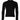 Dolce &amp; Gabbana Jersey de punto de lana negro con cuello redondo