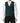 Dolce & Gabbana Green Wool Dress Formal Men Waistcoat Vest