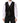 Dolce & Gabbana Black Lurex Dress Formal Men Waistcoat Vest