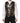 Dolce & Gabbana Black Gold Jacquard Formal Men Waistcoat Vest