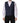 Dolce &amp; Gabbana Blue Stripes Wool Formal Men Waistcoat Vest