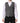 Dolce &amp; Gabbana Gray Plaid Wool Formal Dress Waistcoat Vest
